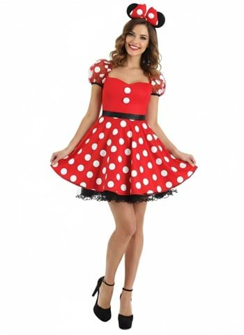 Women's Minnie Mouse Polka Dot Costume