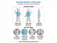Adult Seasonal Easter Bunny Costume