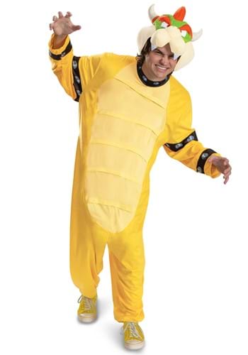Adult Super Mario Bowser Hooded Jumpsuit