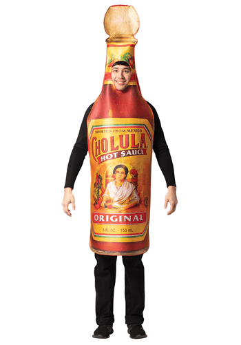Adult Cholula Hot Sauce Bottle Costume