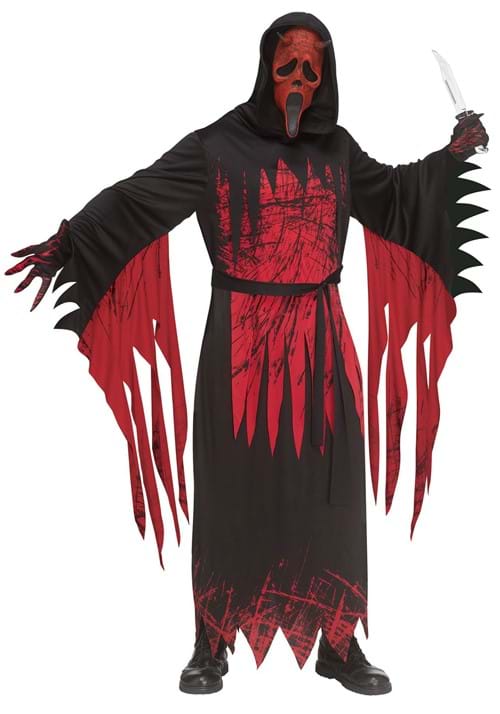 Adult Aged Devil Ghost Face Costume