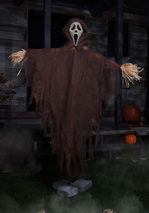 5FT Ghost Face Scarecrow Yard Decoration